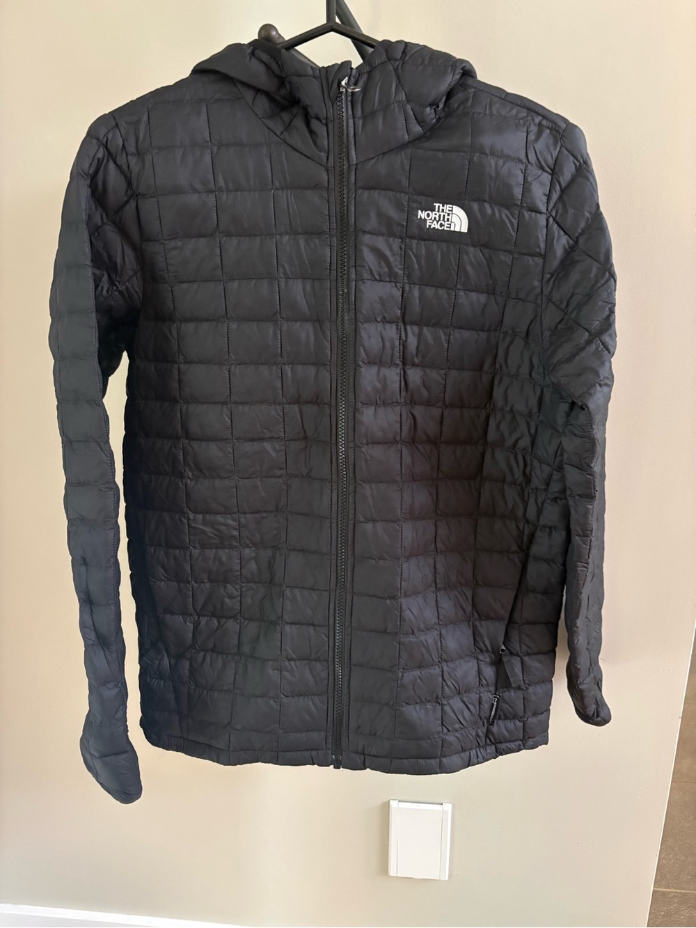 The North Face Black Quilted Hooded Puffer Jacket